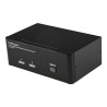 StarTech.com Dual Monitor DisplayPort KVM Switch - 2 Port - USB 2.0 Hub - Audio and Microphone - DP KVM Switch (SV231DPDDUA)