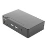 StarTech.com 2 Port HDMI KVM Switch, Single Monitor 4K 60Hz Ultra HD HDR, Desktop HDMI 2.0 KVM Switch with 2 Port USB 3.0 Hub