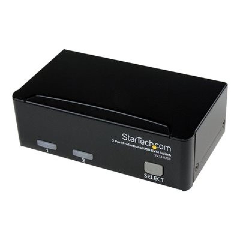 StarTech.com 2 Port Professional USB KVM Switch Kit with Cables - Přepínač KVM - 2 x KVM port(s) - 1 místní uživatel - desktop