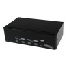 StarTech.com 4-Port Dual KVM Switch with Audio for DVI Computers - Built-in USB Hub (SV431DD2DUA) - Prepínac KVM / audio / USB