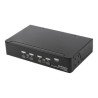 StarTech.com 4 Port DisplayPort KVM Switch, 4K 60Hz, Single Display, Dual Port UHD DP 1.2 USB KVM Switch with Integrated USB