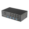 StarTech.com StarTech.com 4-Port Dual Monitor HDMI KVM Switch with Audio & USB 3.0 hub - 4K 30Hz - 4 PC Mac Computer KVM Switch