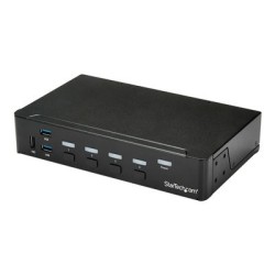 StarTech.com 4 Port HDMI KVM - HDMI KVM Switch - 1080p - USB 3.0 & Audio Support - KVM Video Switch (SV431HDU3A2) - Přepínač