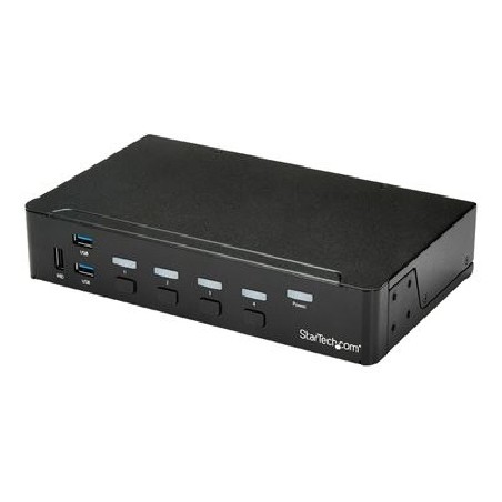 StarTech.com 4 Port HDMI KVM - HDMI KVM Switch - 1080p - USB 3.0 & Audio Support - KVM Video Switch (SV431HDU3A2) - Přepínač