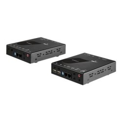 StarTech.com HDMI KVM Extender over IP Network - 4K 30Hz HDMI and USB over IP LAN or Cat5e/Cat6 Ethernet (100m/330ft) - Remote