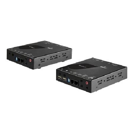 StarTech.com HDMI KVM Extender over IP Network - 4K 30Hz HDMI and USB over IP LAN or Cat5e/Cat6 Ethernet (100m/330ft) - Remote