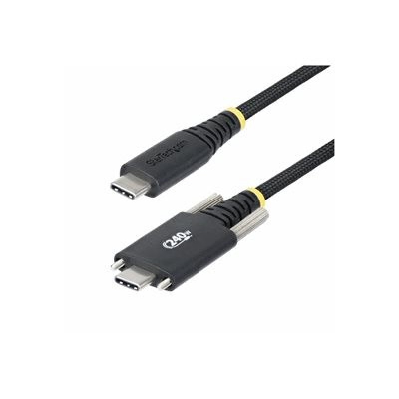 StarTech.com 6.6ft (2m) USB-C Charging Cable, 240W, Silicone Jacket - USB kabel - USB-C (M) prímý/zamykací do USB-C (M) rovné