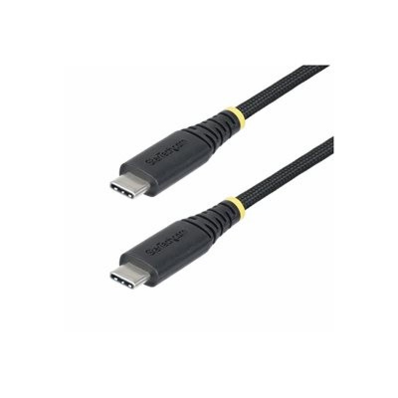 StarTech.com 1m USB-C Charging Cable, 240W, Silicone Jacket w/Braid - USB kabel - USB-C (M) do USB-C (M) - USB 2.0 - 48 V - 5 A