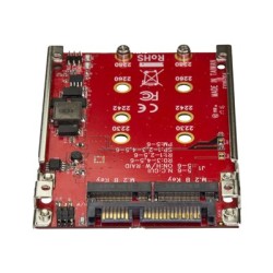 StarTech.com M.2 to SATA Adapter - Dual Slot - for 2.5in Drive Bay - RAID - M.2 SSD - M.2 Adapter - M.2 SSD Adapter (S322M225R)