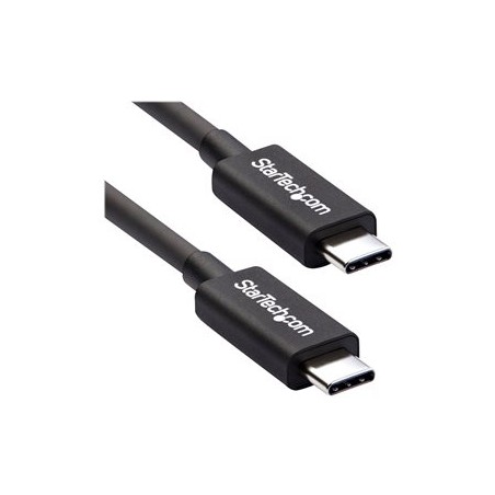 StarTech.com 2m (6.6ft) Thunderbolt 3 Cable, 20Gbps, 100W PD, 4K Video, Thunderbolt-Certified, Compatible w/ TB4/USB