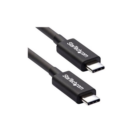 StarTech.com 50cm (1.6ft) Thunderbolt 3 Cable, 40Gbps, 100W PD, 4K/5K Video, Thunderbolt-Certified, Compatible w/ TB4/USB