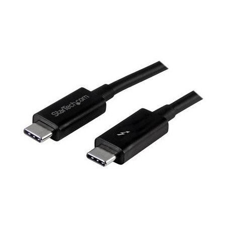 StarTech.com 1m (3.3ft) Thunderbolt 3 Cable, 20Gbps, 100W PD, 4K Video, Thunderbolt-Certified, Compatible w/ TB4/USB