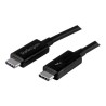StarTech.com 1m (3.3ft) Thunderbolt 3 Cable, 20Gbps, 100W PD, 4K Video, Thunderbolt-Certified, Compatible w/ TB4/USB
