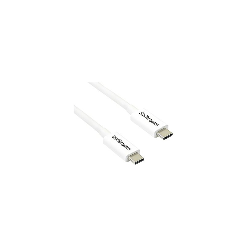 StarTech.com 6.6ft (2m) Thunderbolt 3 Cable, 20Gbps, 100W PD, 4K Video, Thunderbolt-Certified, Compatible w/ TB4/USB