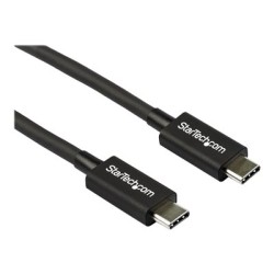StarTech.com 2.6ft (80cm) Thunderbolt 3 Cable, 40Gbps, 100W PD, 4K/5K Video, Thunderbolt-Certified, Compatible w/ TB4/USB
