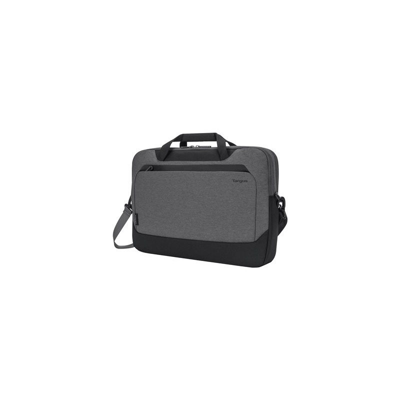 Targus Cypress Briefcase with EcoSmart - Brašna na notebook - 15.6" - šedá