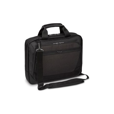 Targus CitySmart Slimline - Brašna na notebook - topload - 12" - 14" - cerná, šedá