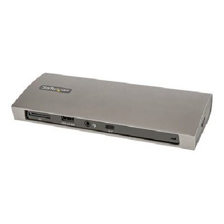 StarTech.com Thunderbolt 4 Dock, 96W Power Delivery, Single 8K/Dual Monitor 4K 60Hz, 3xTB4/USB4 ports, 4xUSB-A, SD, GbE