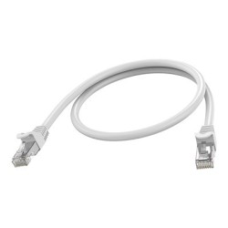 Vision - Sítový kabel - RJ-45 (M) do RJ-45 (M) - 50 cm - 6.2 mm - STP - CAT 6a - lisovaný, provedení bez hrbolku - bílá