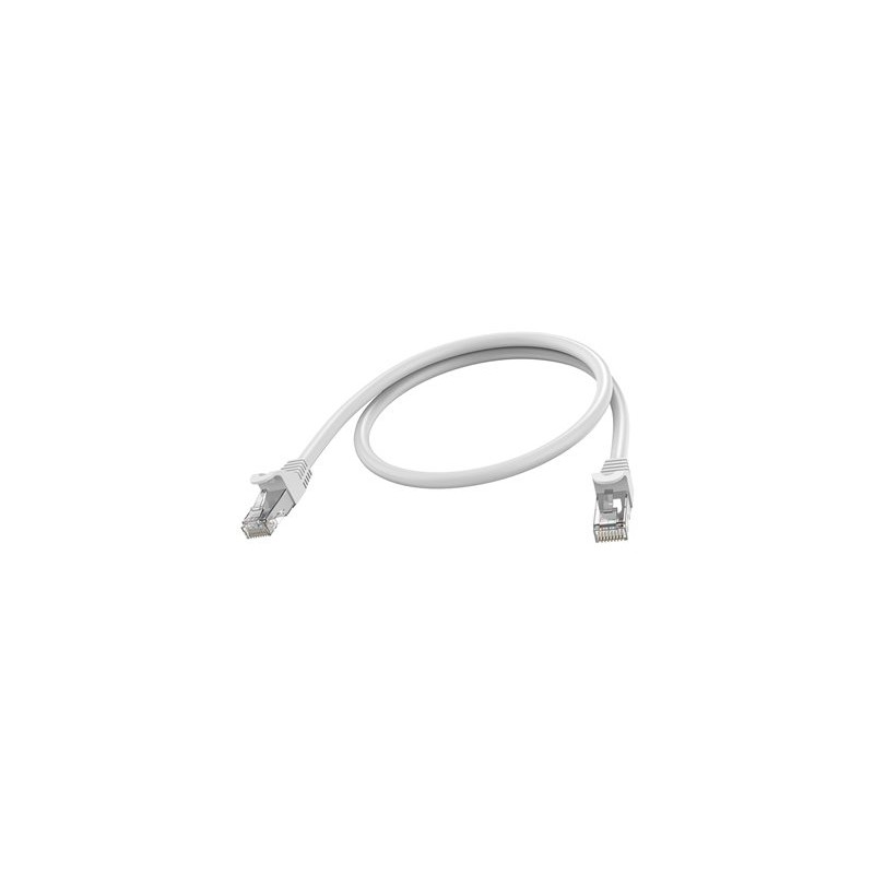 Vision - Sítový kabel - RJ-45 (M) do RJ-45 (M) - 50 cm - 6.2 mm - STP - CAT 6a - lisovaný, provedení bez hrbolku - bílá
