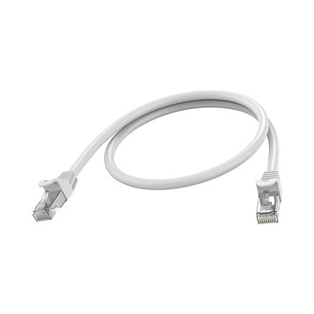 Vision - Sítový kabel - RJ-45 (M) do RJ-45 (M) - 50 cm - 6.2 mm - STP - CAT 6a - lisovaný, provedení bez hrbolku - bílá