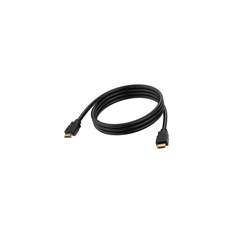 VISION - HDMI kabel - HDMI s piny (male) do HDMI s piny (male) - 1 m - dvojnásobne stínený - cerná - podpora 8K30Hz, šírka
