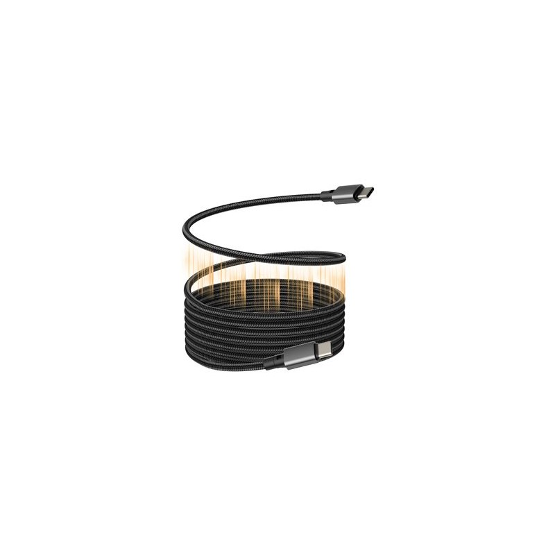 Vision Techconnect - USB kabel - USB-C (M) do USB-C (M) - USB 3.2 - 5 A - 1 m - magnetický - cerná