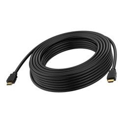 VISION - Vysoká rychlost - HDMI kabel - HDMI s piny (male) do HDMI s piny (male) - 10 m - dvojnásobne stínený - cerná - podpora