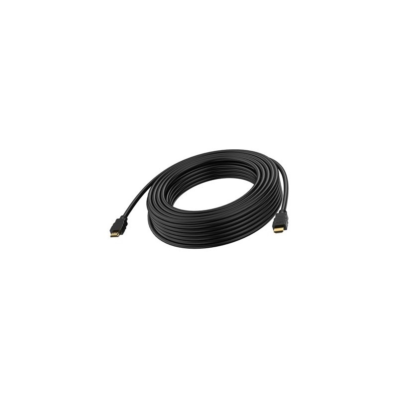 VISION - Vysoká rychlost - HDMI kabel - HDMI s piny (male) do HDMI s piny (male) - 10 m - dvojnásobne stínený - cerná - podpora