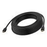 VISION - Vysoká rychlost - HDMI kabel - HDMI s piny (male) do HDMI s piny (male) - 10 m - dvojnásobne stínený - cerná - podpora