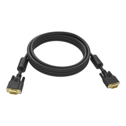 Vision Professional - Kabel VGA - HD-15 (VGA) (M) do HD-15 (VGA) (M) - 10 m - křídlové šrouby - černá