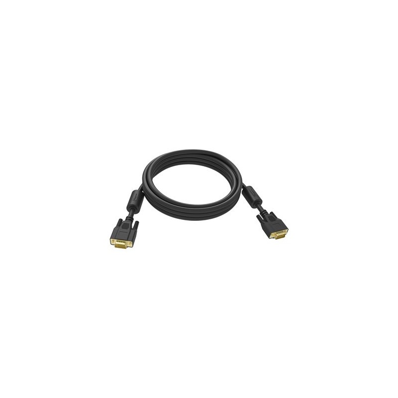 Vision Professional - Kabel VGA - HD-15 (VGA) (M) do HD-15 (VGA) (M) - 10 m - křídlové šrouby - černá