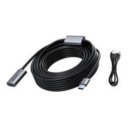 Vision - Prodlužovací šnura USB - USB typ A (F) do USB typ A (M) - USB 3.0 - 10 m - aktivní - cerná