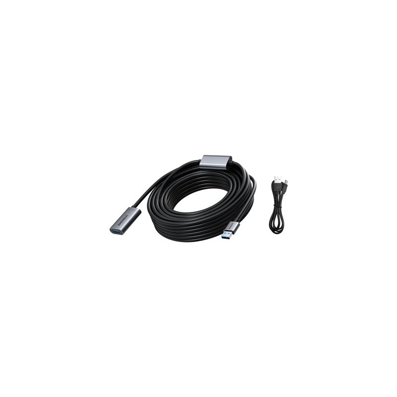 Vision - Prodlužovací šnura USB - USB typ A (F) do USB typ A (M) - USB 3.0 - 10 m - aktivní - cerná