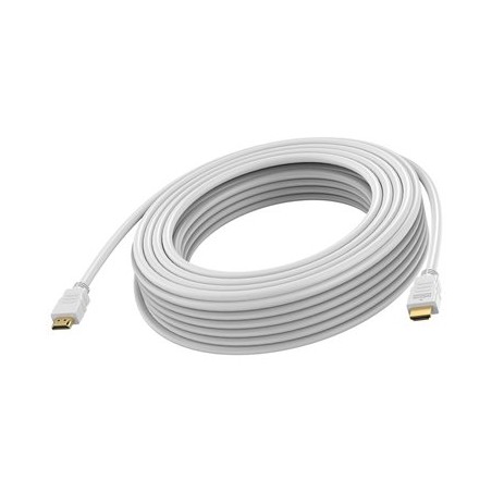 VISION - Vysoká rychlost - HDMI kabel - HDMI s piny (male) do HDMI s piny (male) - 15 m - dvojnásobne stínený - bílá - podpora