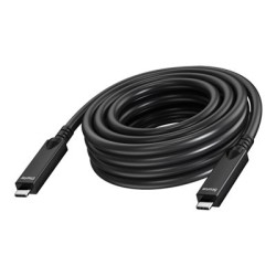 Vision - USB kabel - USB-C (M) do USB-C (M) - USB 3.2 - 3 A - 15 m - podpora 4K60Hz - cerná