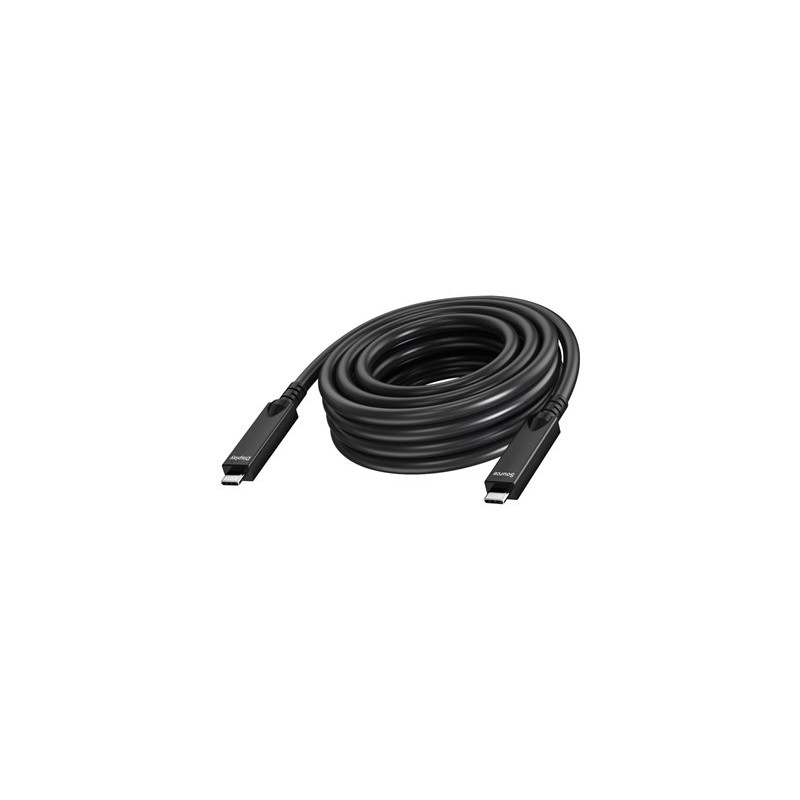 Vision - USB kabel - USB-C (M) do USB-C (M) - USB 3.2 - 3 A - 15 m - podpora 4K60Hz - cerná
