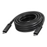Vision - USB kabel - USB-C (M) do USB-C (M) - USB 3.2 - 3 A - 15 m - podpora 4K60Hz - cerná