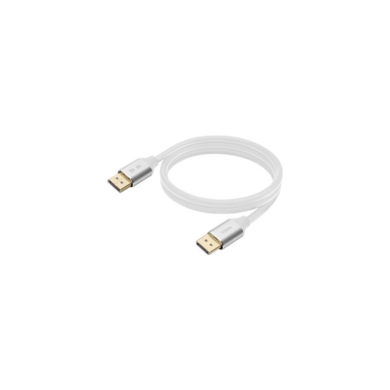 Vision - Kabel DisplayPort - DisplayPort (M) do DisplayPort (M) - DisplayPort 1.4 - 2 m - podpora 8K60Hz - bílá