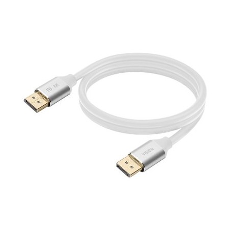 Vision - Kabel DisplayPort - DisplayPort (M) do DisplayPort (M) - DisplayPort 1.4 - 2 m - podpora 8K60Hz - bílá