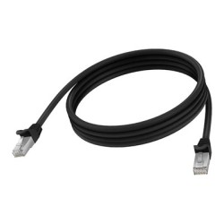 Vision - Sítový kabel - RJ-45 (M) do RJ-45 (M) - 2 m - 6.2 mm - STP - CAT 6a - lisovaný, provedení bez hrbolku - cerná