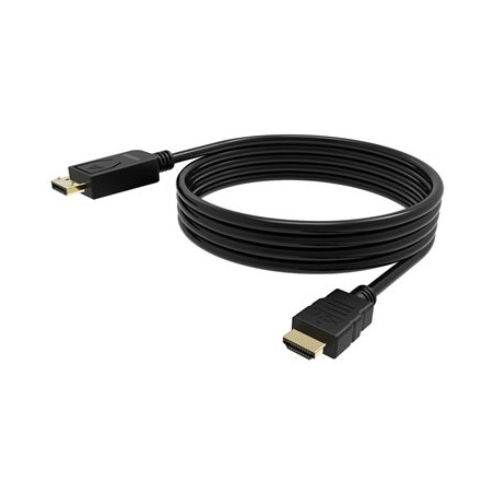 VISION - Kabel adaptéru - DisplayPort s piny (male) do HDMI s piny (male) - 2 m - cerná - podpora 8K60Hz
