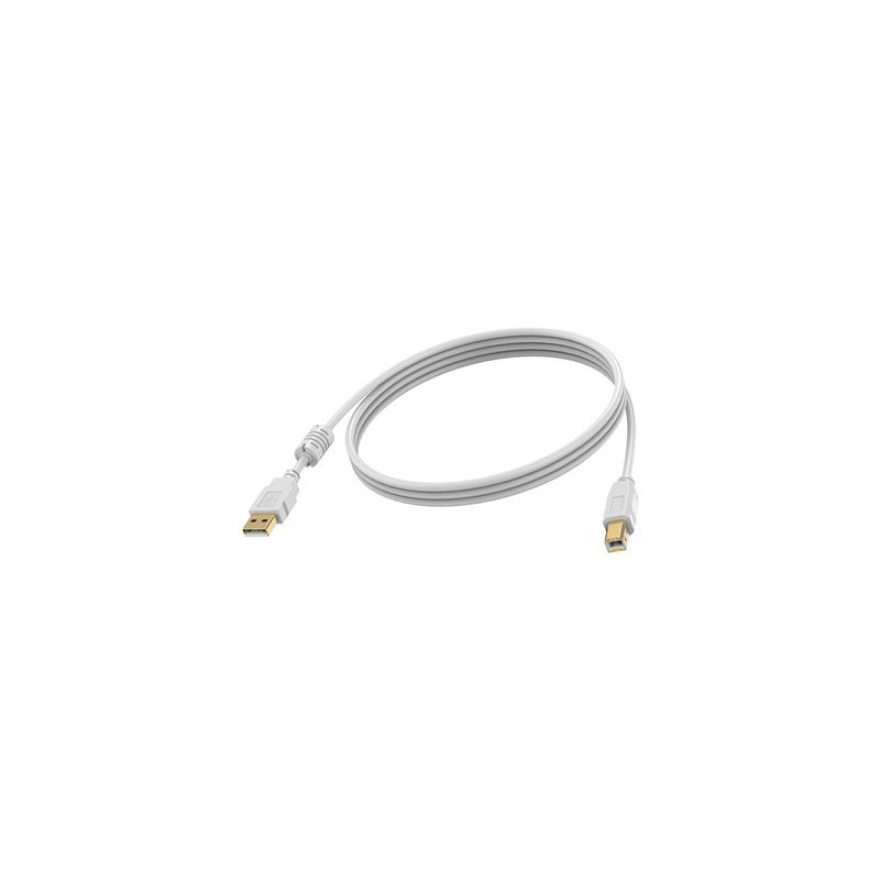 Vision Techconnect - Kabel USB - USB typ B (M) do USB (M) - USB 2.0 - 2 m - bílá