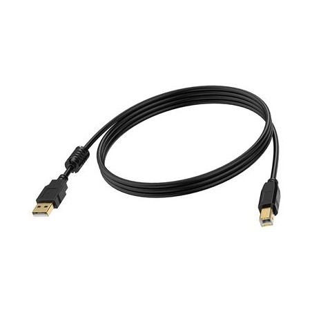 Vision Professional - Kabel USB - USB (M) do USB typ B (M) - USB 2.0 - 2 m - černá