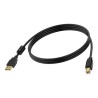 Vision Professional - Kabel USB - USB (M) do USB typ B (M) - USB 2.0 - 2 m - černá