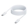 Vision - USB kabel - 24 pin USB-C (M) do 24 pin USB-C (M) - USB 3.2 Gen 1 - 3 A - 2 m - podpora režimu DP Alt - bílá