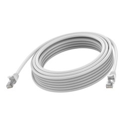 Vision - Sítový kabel - RJ-45 (M) do RJ-45 (M) - 3 m - 6.2 mm - STP - CAT 6a - lisovaný, provedení bez hrbolku - bílá