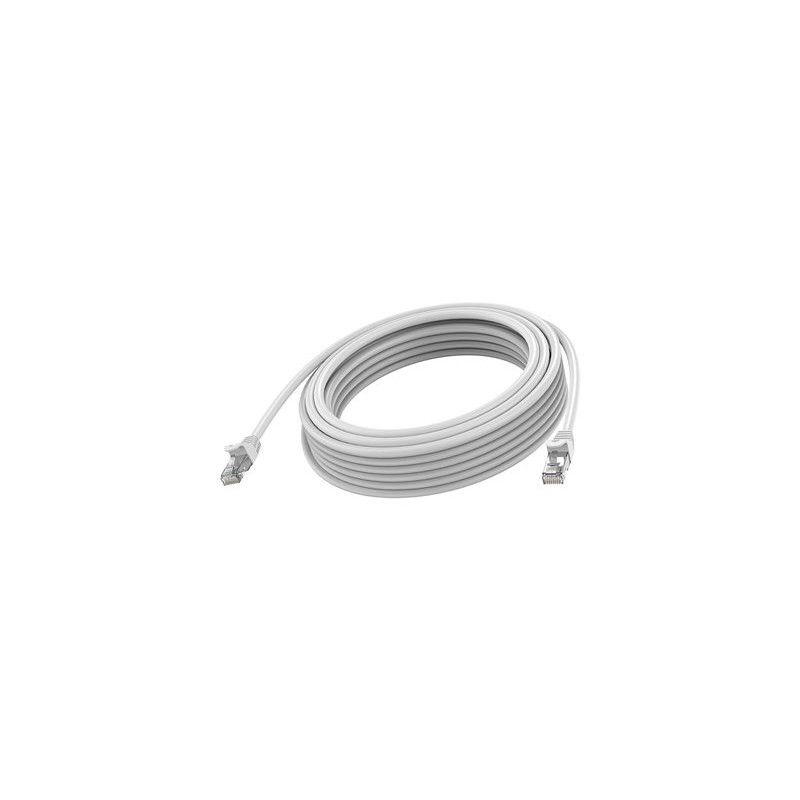 Vision - Sítový kabel - RJ-45 (M) do RJ-45 (M) - 3 m - 6.2 mm - STP - CAT 6a - lisovaný, provedení bez hrbolku - bílá