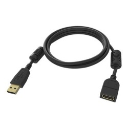 Vision Professional - Prodlužovací šňůra USB - USB (M) do USB (F) - USB 2.0 - 2 m - černá