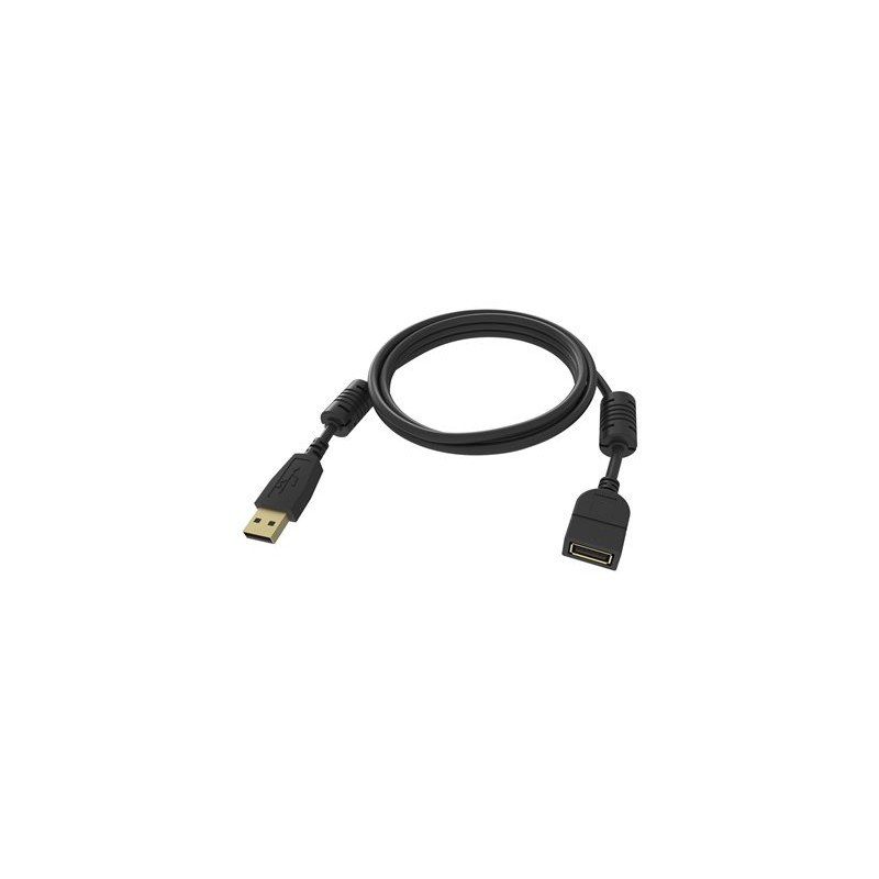 Vision Professional - Prodlužovací šňůra USB - USB (M) do USB (F) - USB 2.0 - 2 m - černá